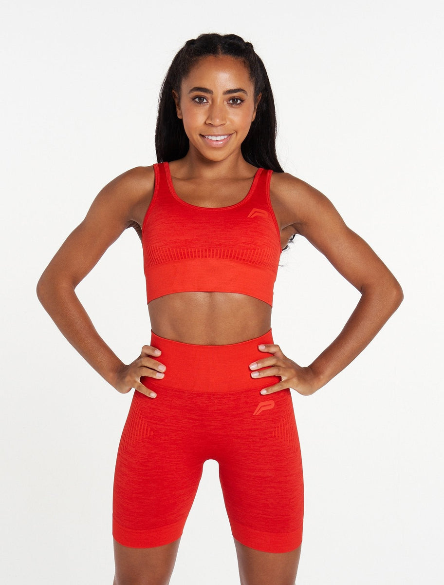 ADAPT Seamless Sports Bra, Red