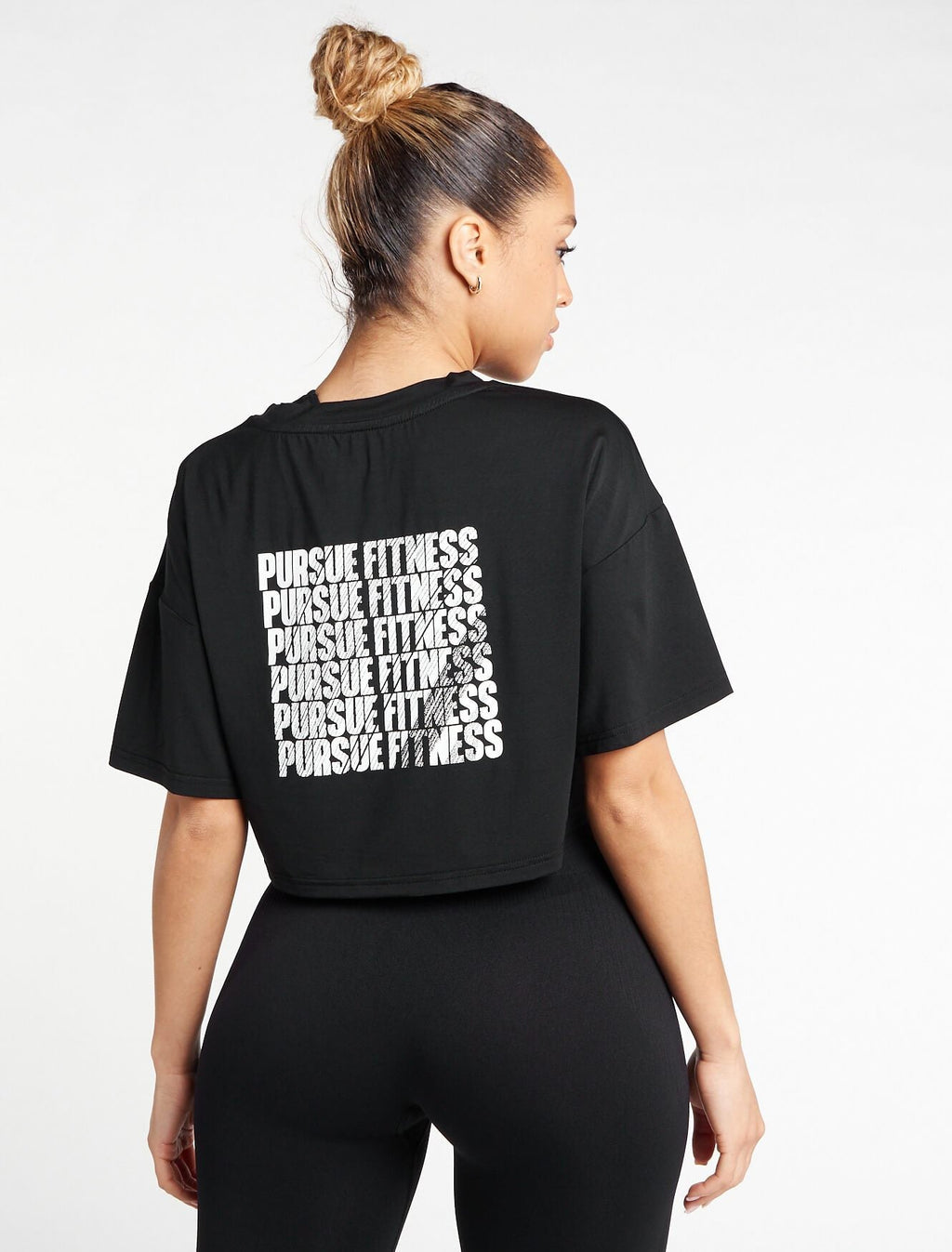 Black Oversized Fit Women's T-shirt