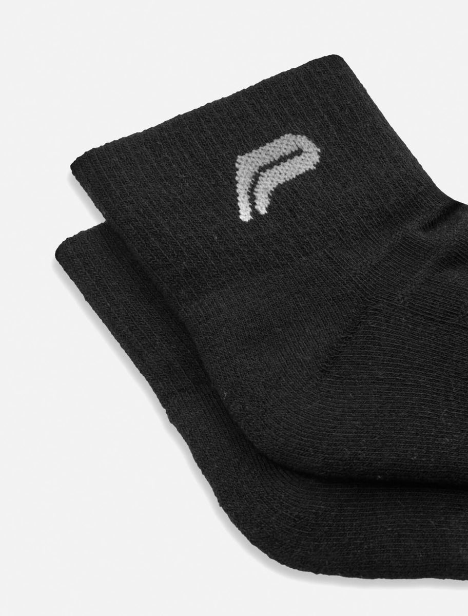 Premium Cushioned Running Socks Black Pursue Fitness