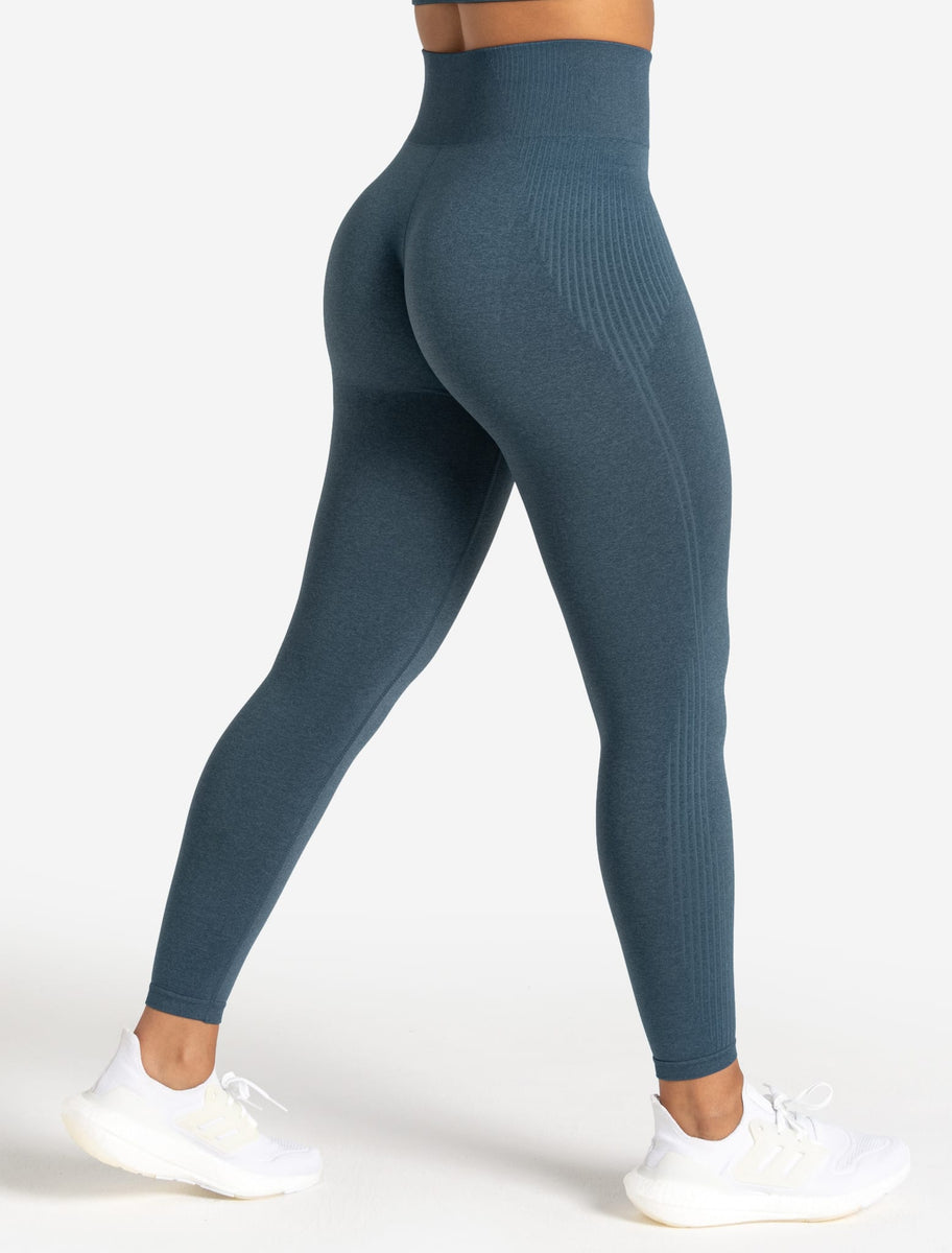 ADAPT 2.0 Seamless Leggings | Petrol Blue | Pursue Fitness