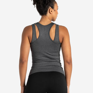 ADAPT 2.0 Seamless Vest - Charcoal Pursue Fitness 2