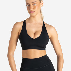 Allure Adjustable Sports Bra - Black Pursue Fitness 1