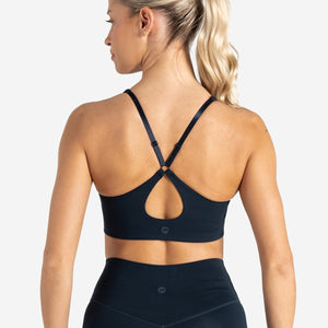 Allure Adjustable Sports Bra - Dark Navy Pursue Fitness 2