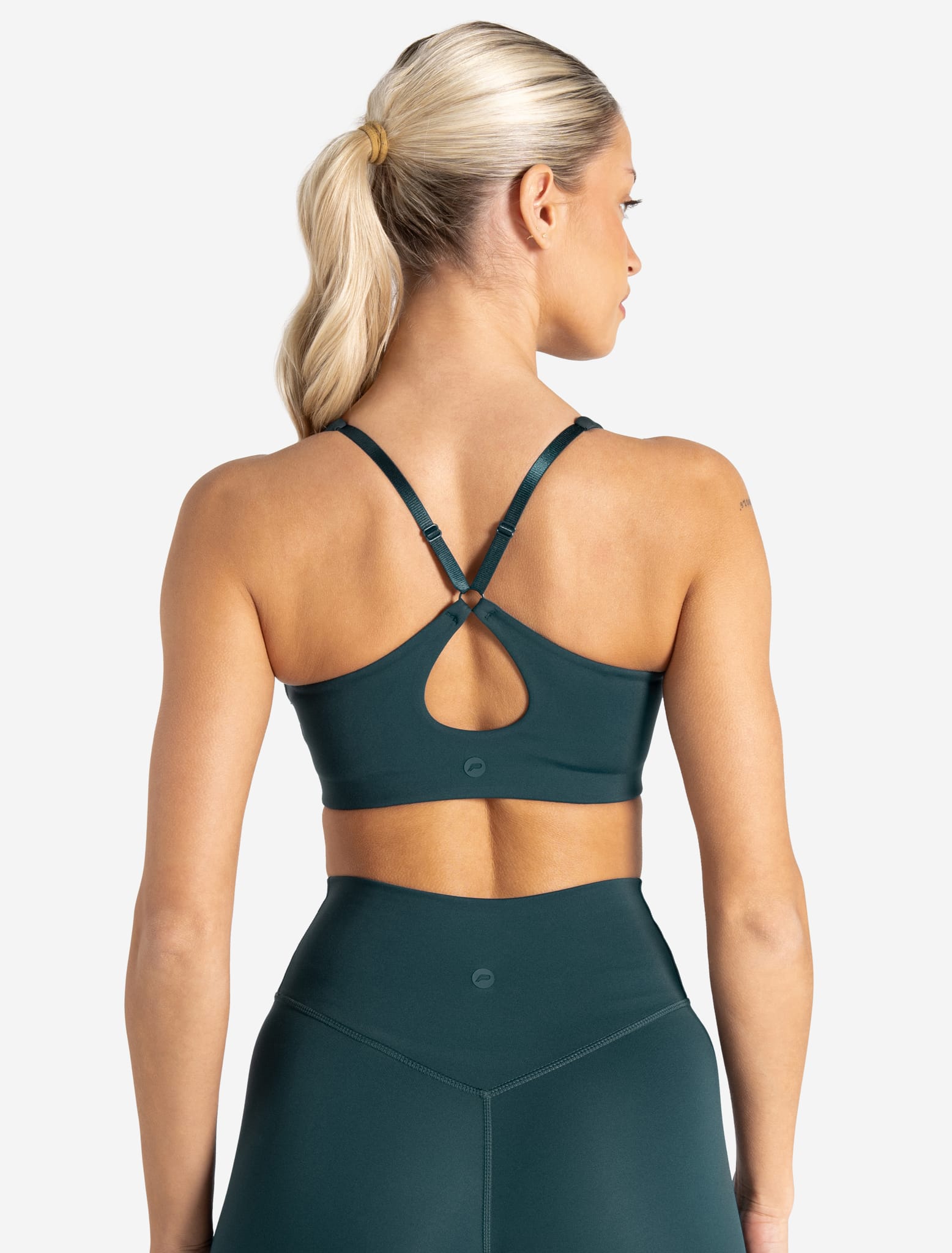 Allure Adjustable Sports Bra - Marine Teal Pursue Fitness 2