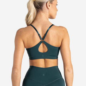 Allure Adjustable Sports Bra - Marine Teal Pursue Fitness 2