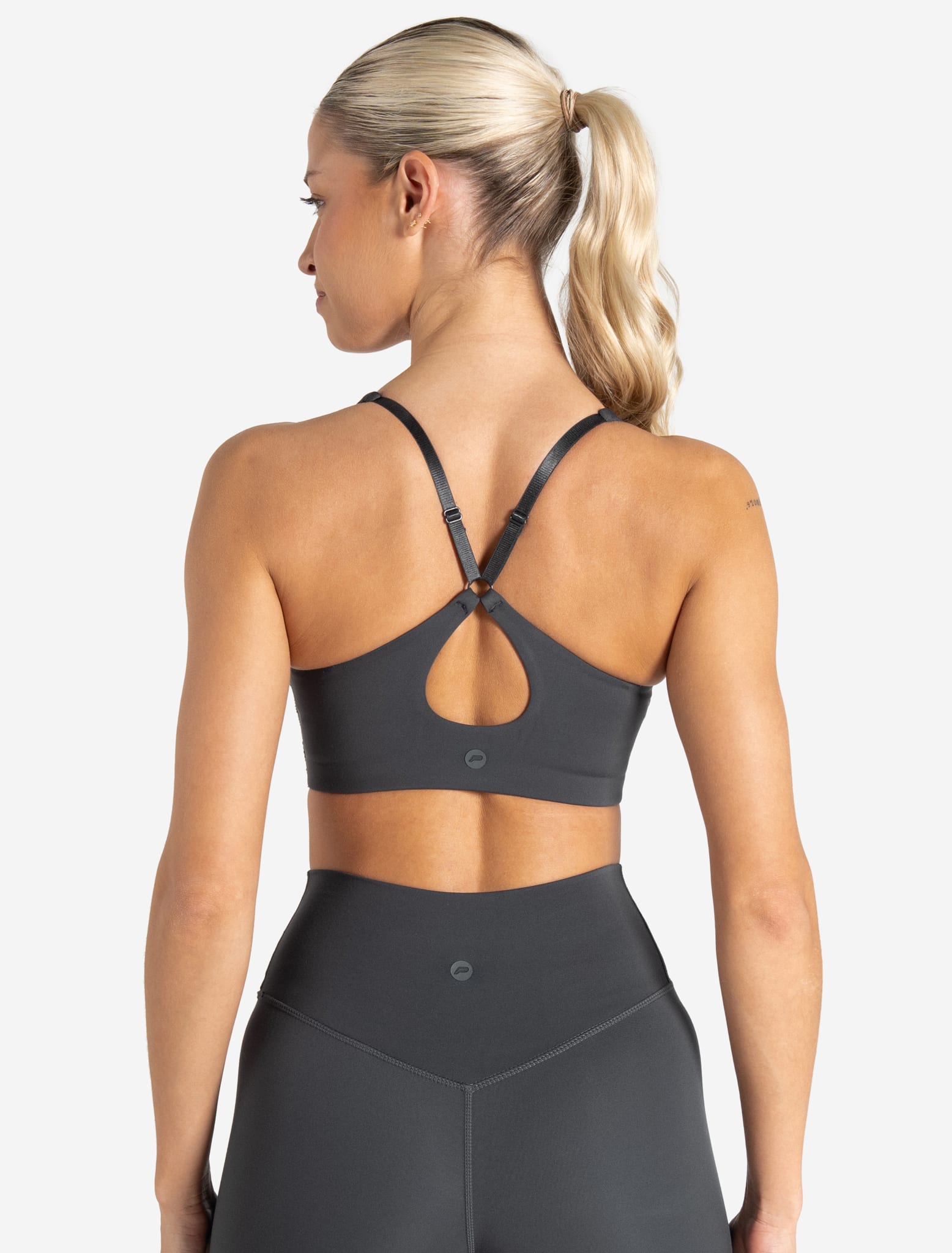 Allure Adjustable Sports Bra - Storm Grey Pursue Fitness 2