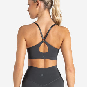 Allure Adjustable Sports Bra - Storm Grey Pursue Fitness 2