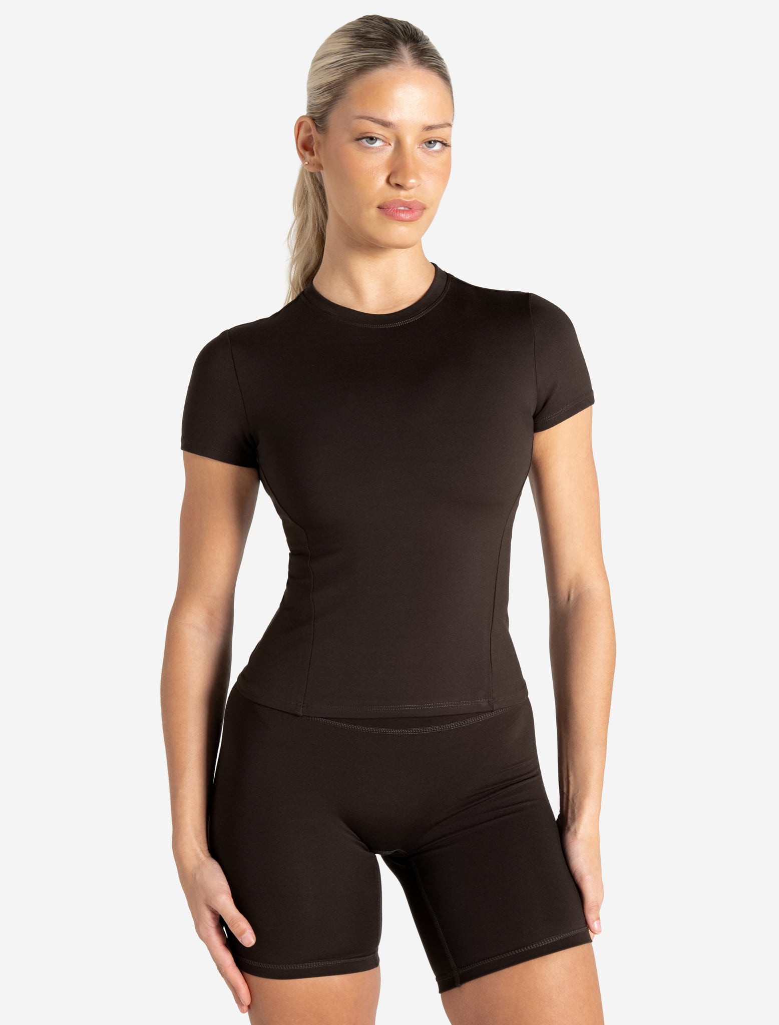 Allure T-Shirt - Espresso Pursue Fitness 1