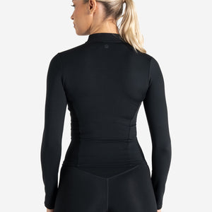 Allure Zip Jacket - Black Pursue Fitness 2