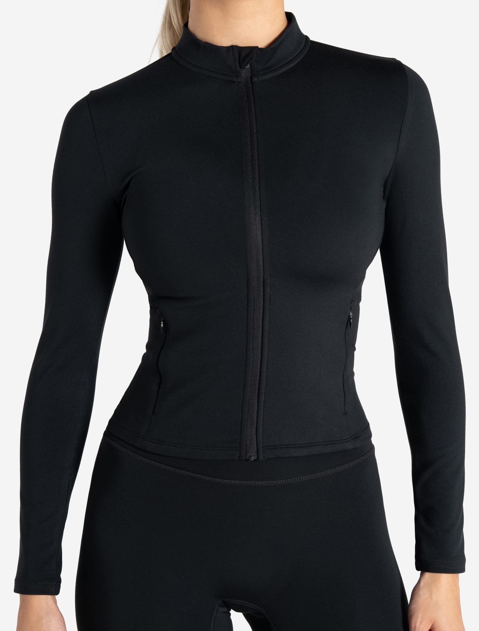 Allure Zip Jacket - Black Pursue Fitness 4