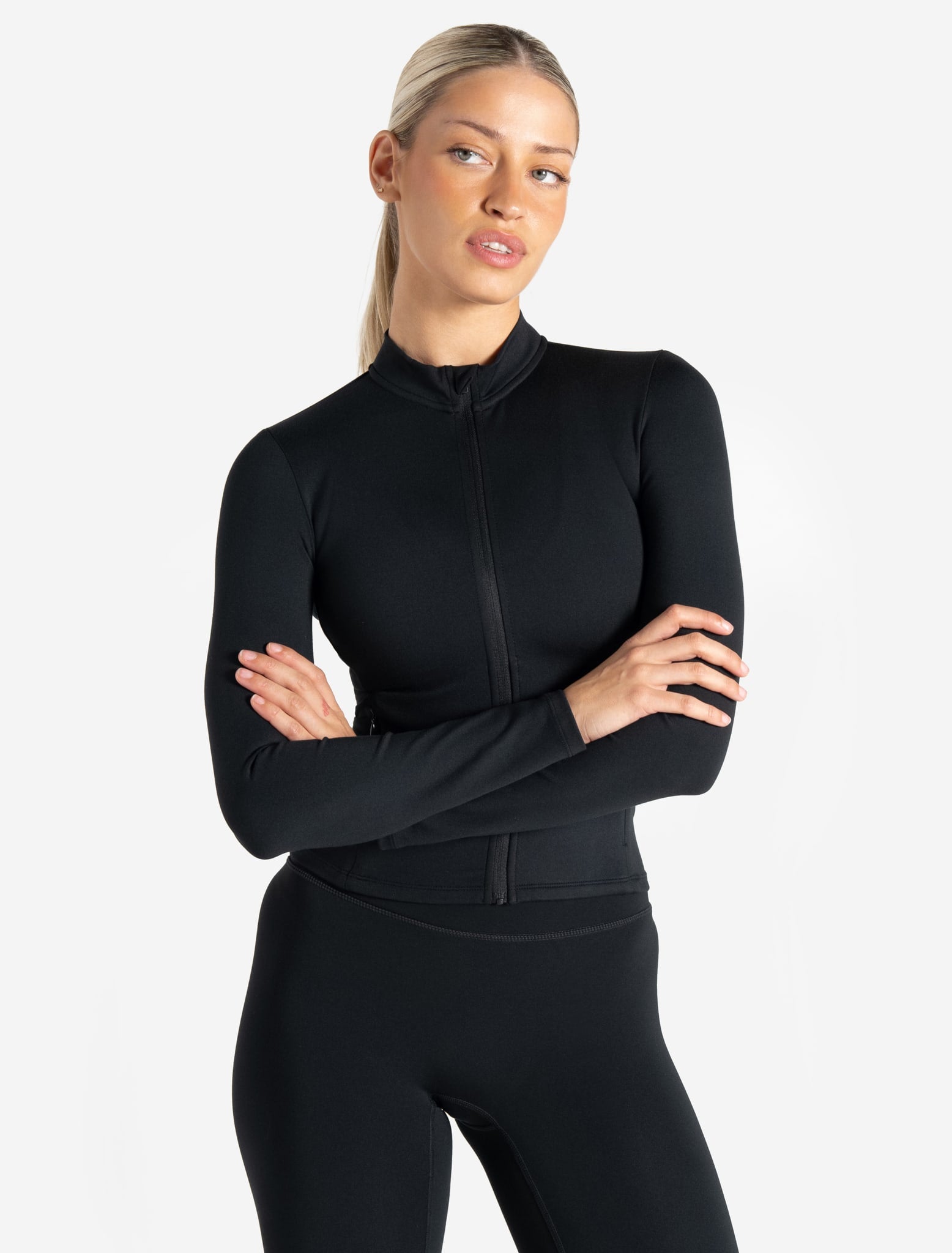 Allure Zip Jacket - Black Pursue Fitness 6