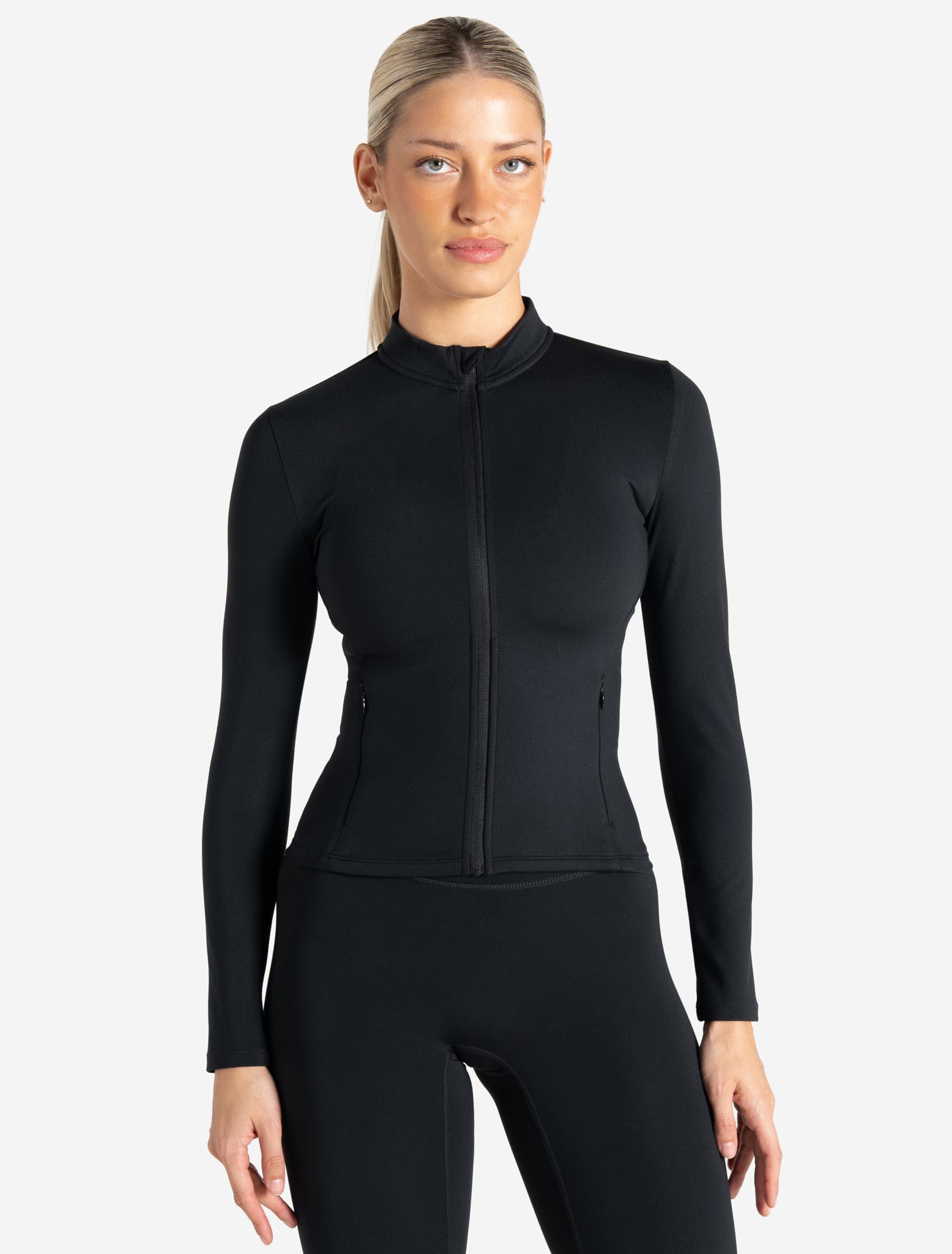 Allure Zip Jacket - Black Pursue Fitness 1