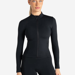 Allure Zip Jacket - Black Pursue Fitness 1