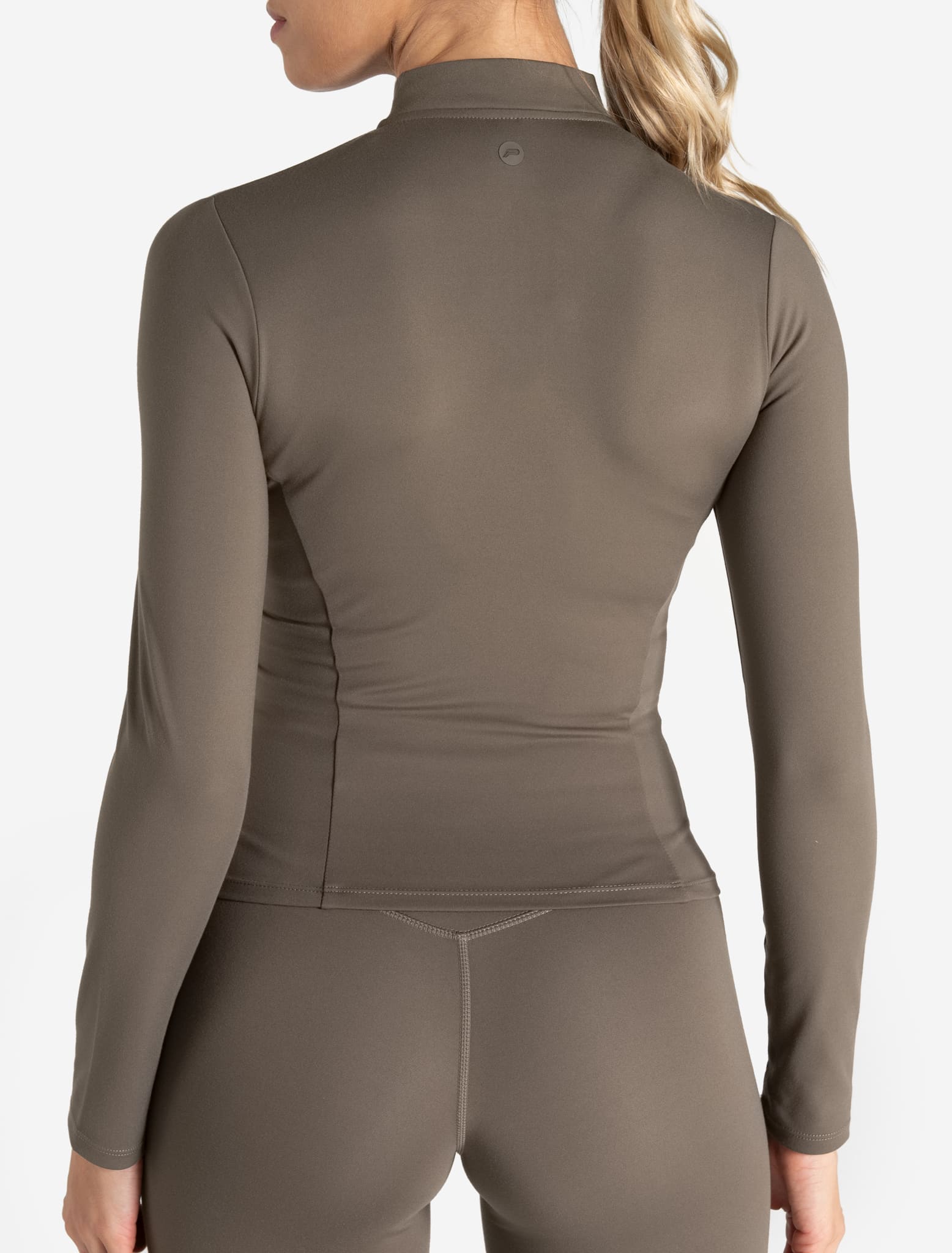 Allure Zip Jacket - Taupe Pursue Fitness 3