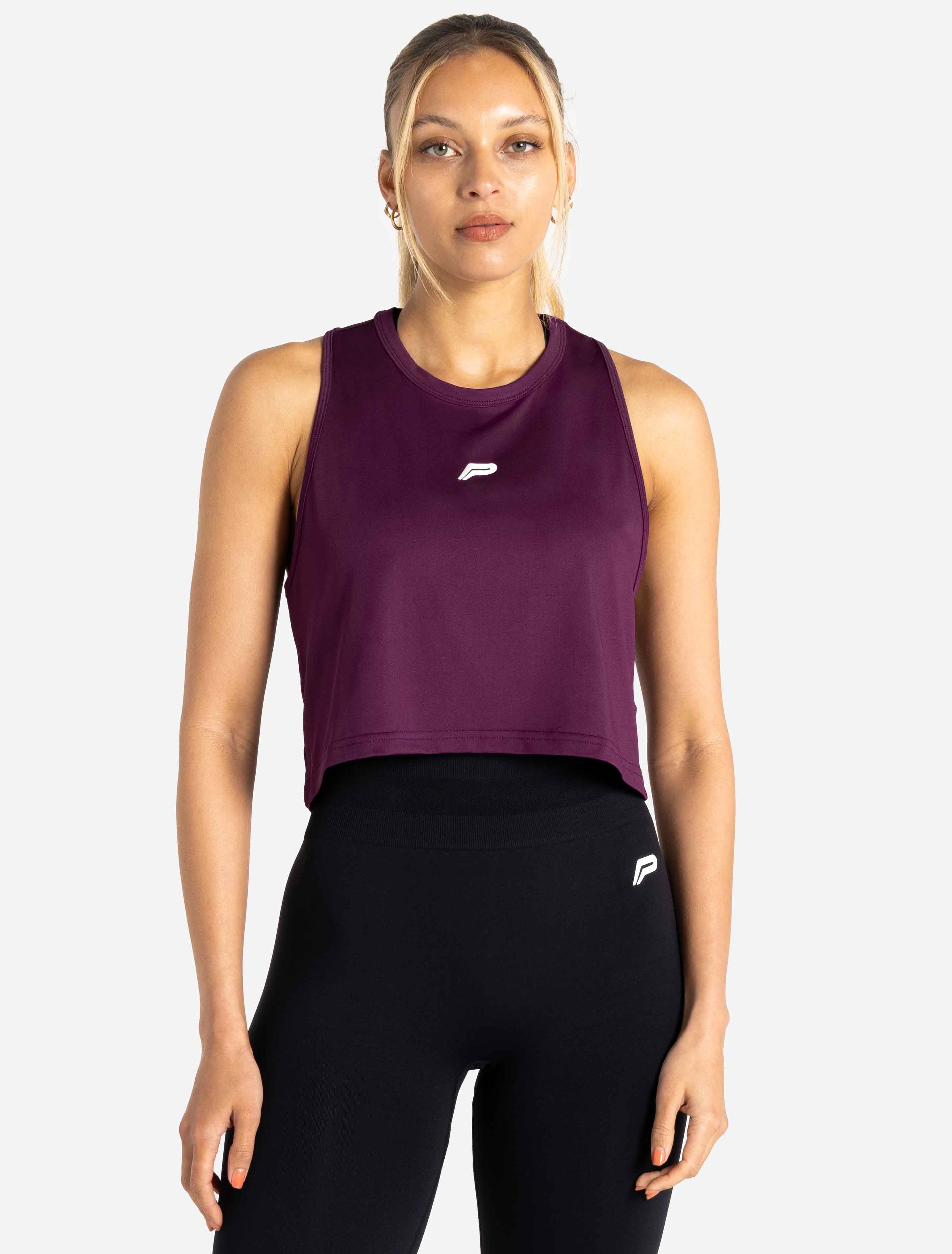 BreathEasy® Crop Vest | Purple | Pursue Fitness