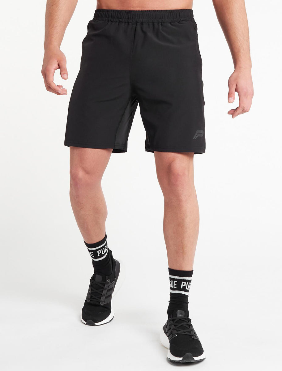 Black BreathEasy® Training Shorts | Pursue Fitness