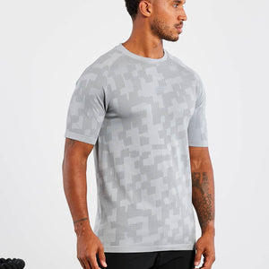 Gymshark Vital T-Shirt - Charcoal Marl Grey Homme