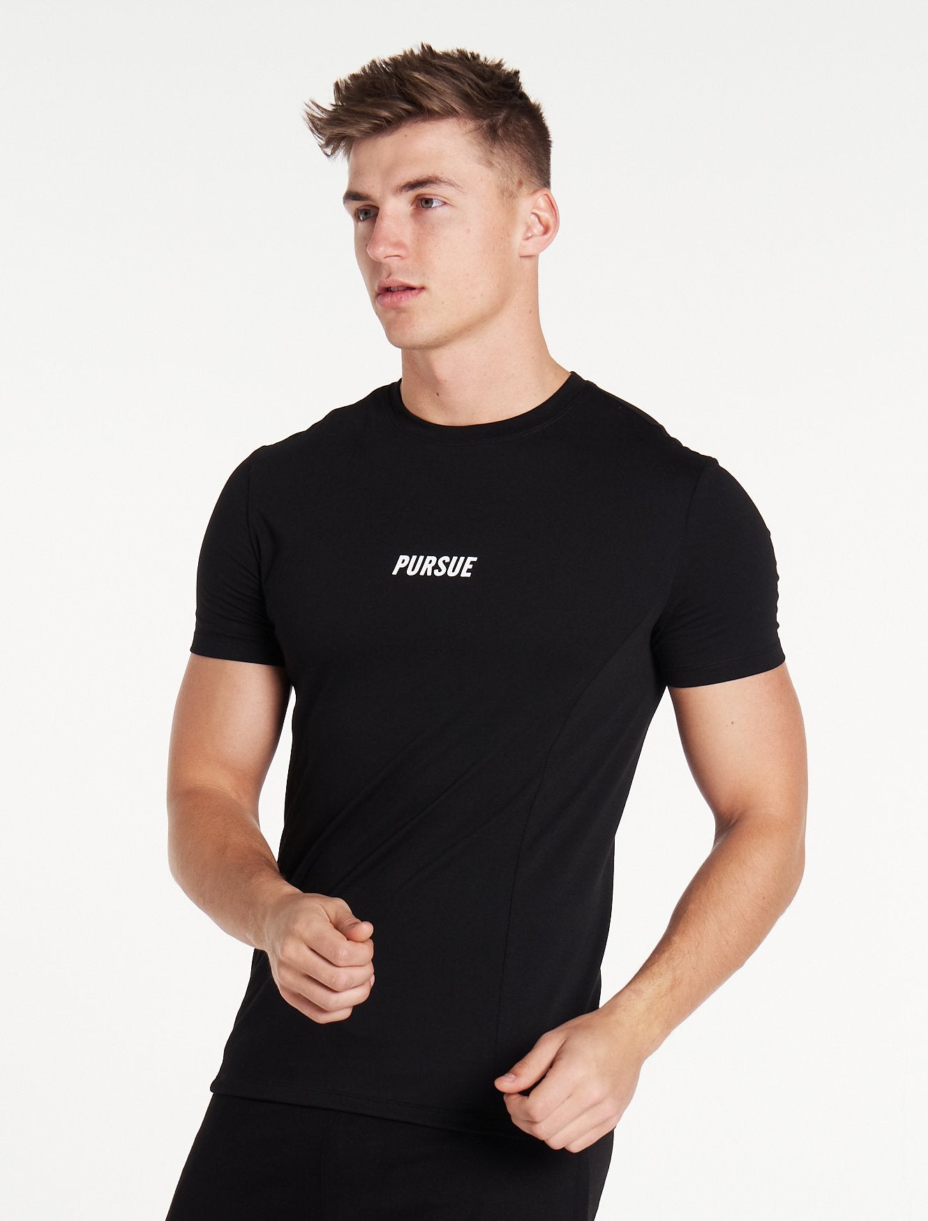 Black Essential T-Shirt | Pursue Fitness