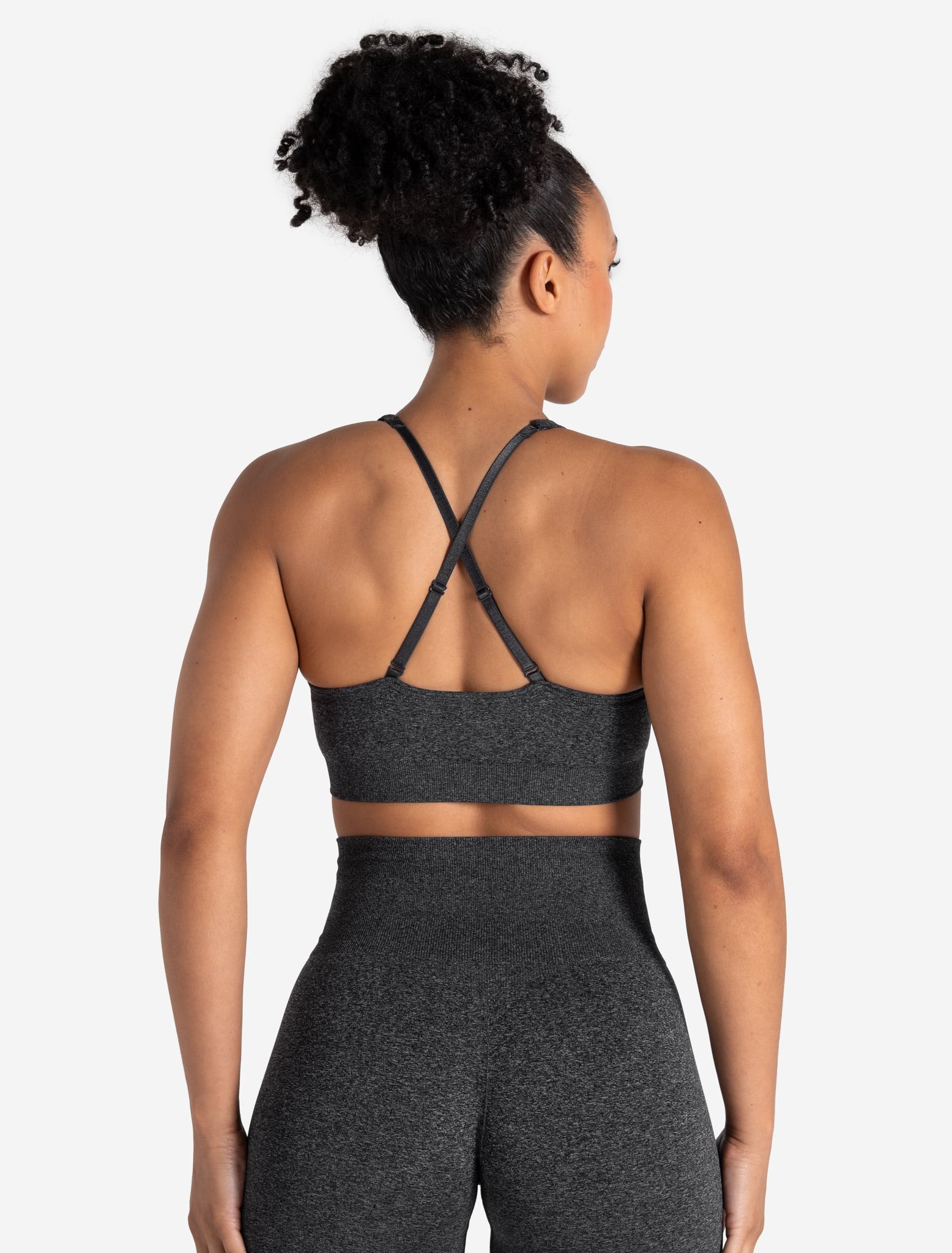 Form Seamless Sports Bra - Black Marl Pursue Fitness 2