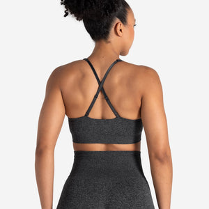 Form Seamless Sports Bra - Black Marl Pursue Fitness 2