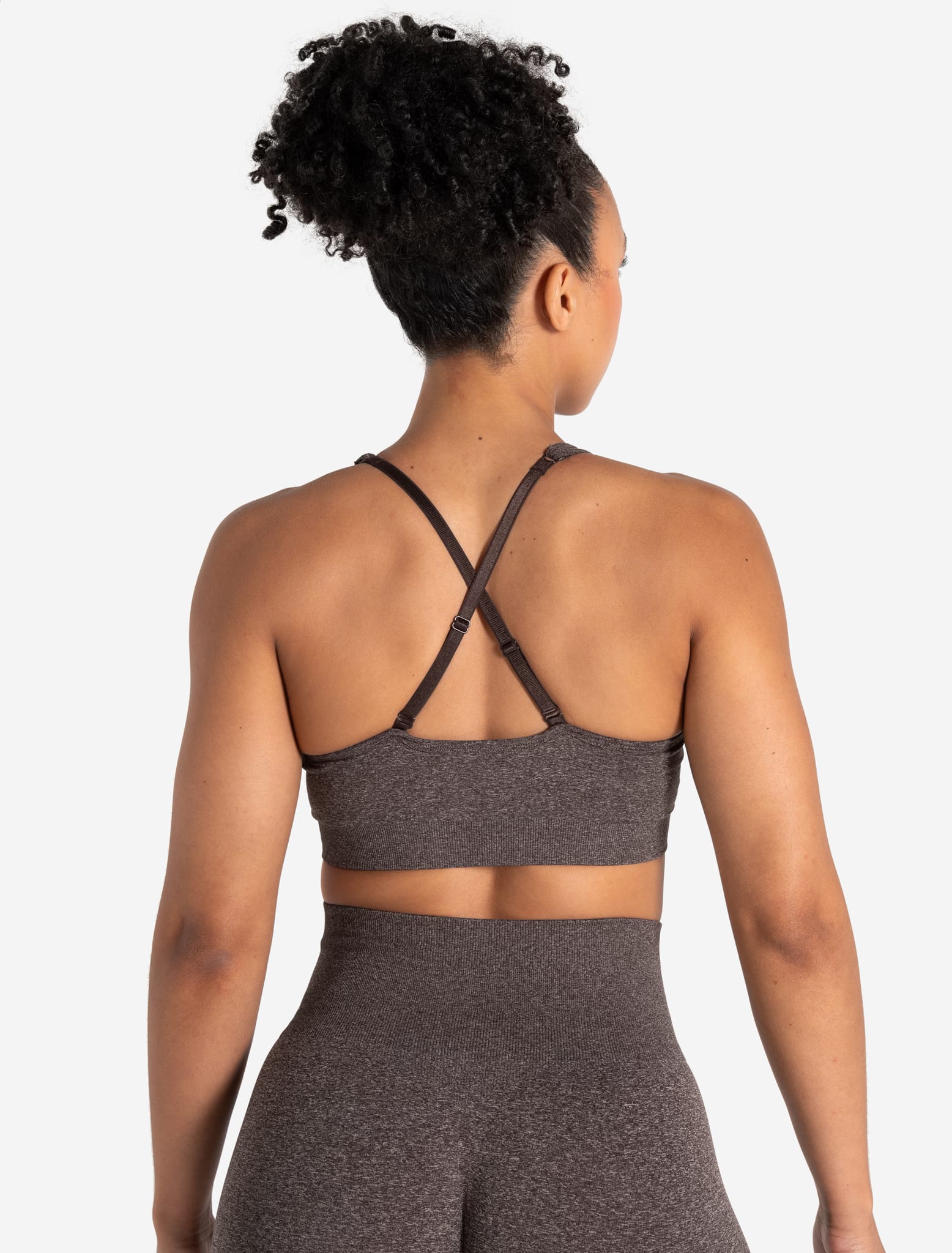 Form Seamless Sports Bra - Brown Marl Pursue Fitness 2