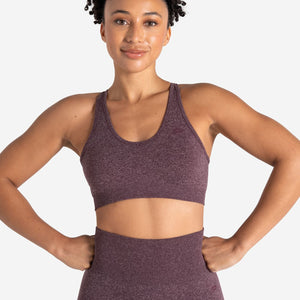 Form Seamless Sports Bra - Cherry Marl Pursue Fitness 1