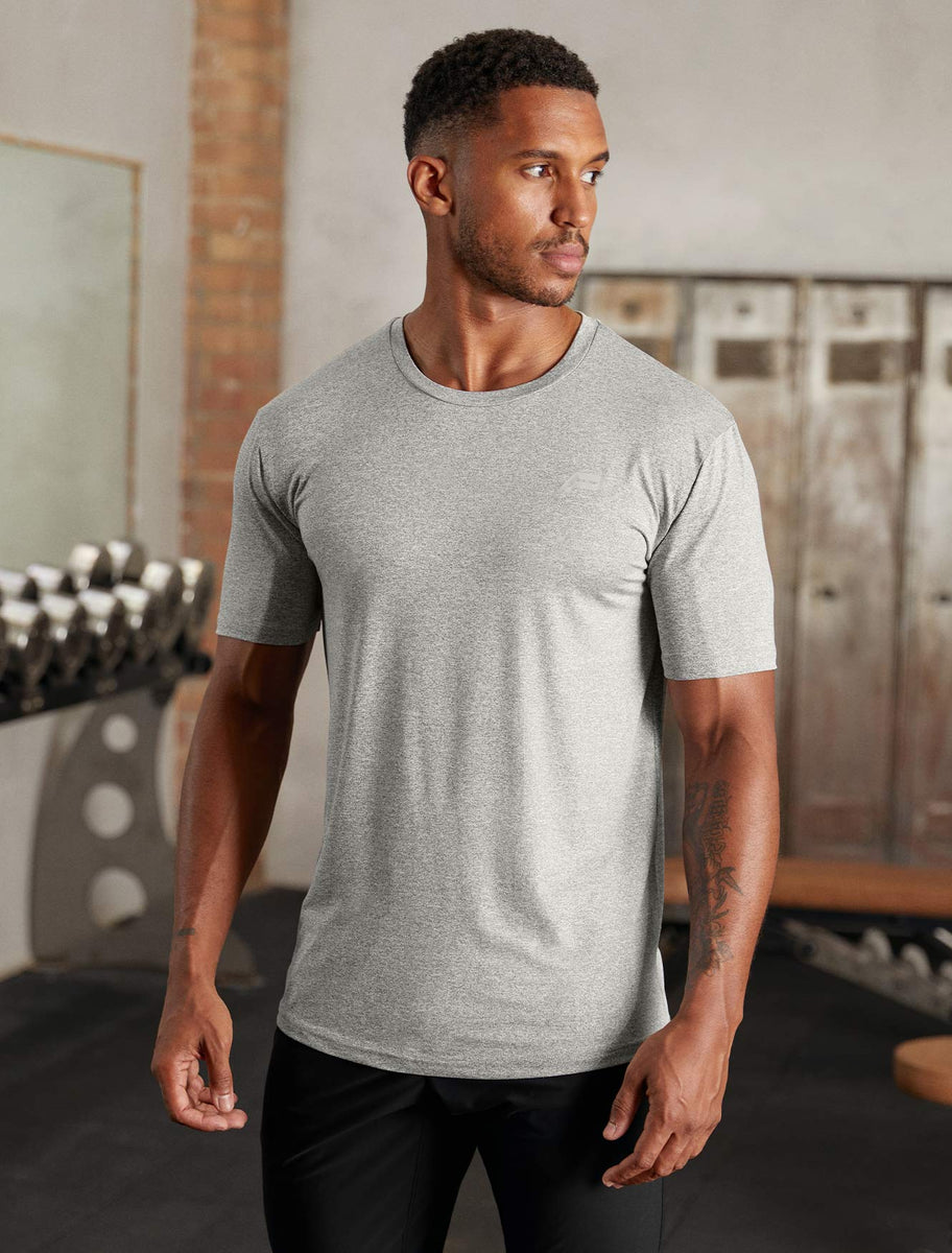 Hybrid Everyday T-Shirt | Grey Marl | Pursue Fitness