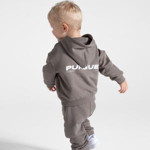 Kids Hoodie / Mushroom Grey Pursue Fitness 1