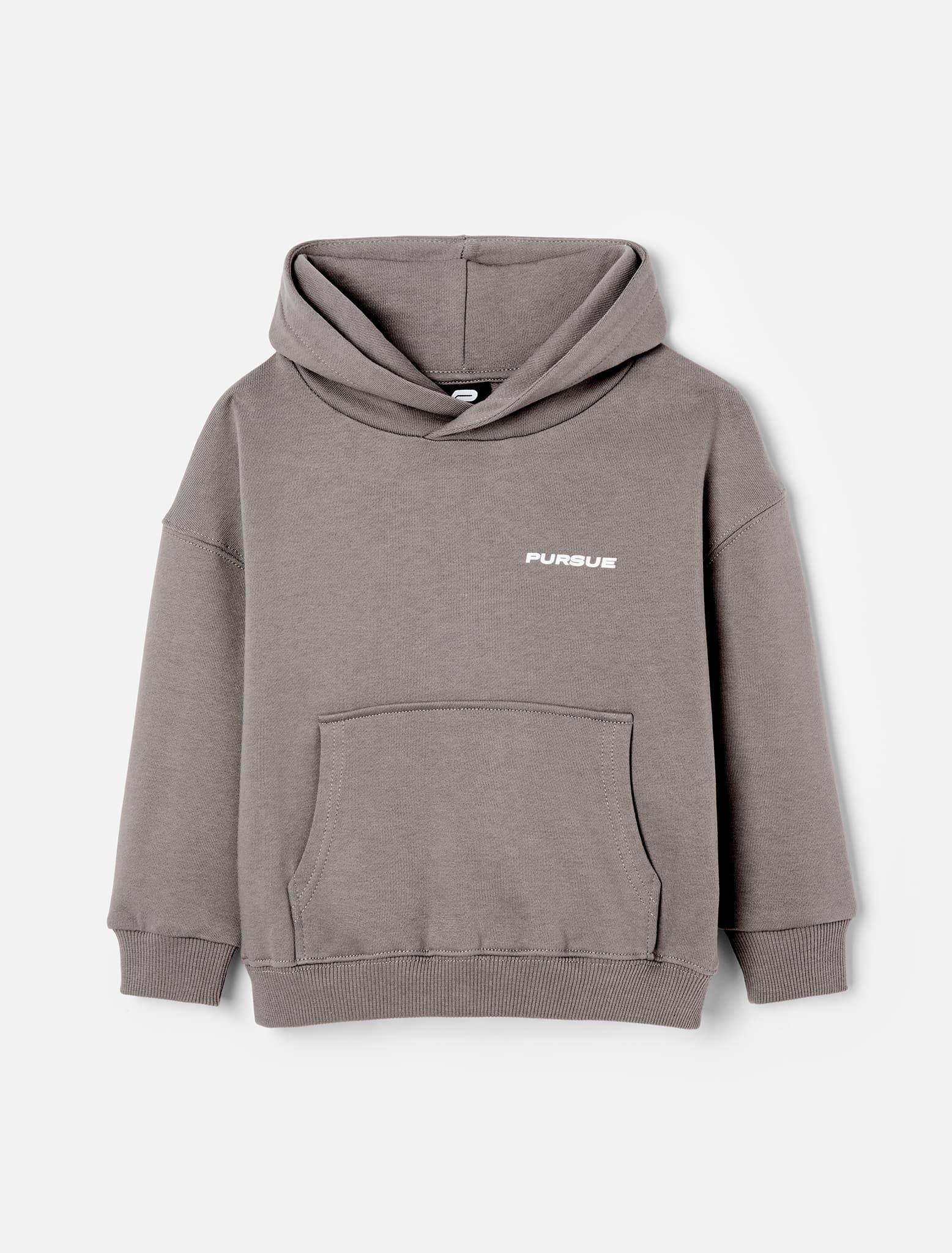 Kids Hoodie - Mushroom Grey Pursue Fitness 1