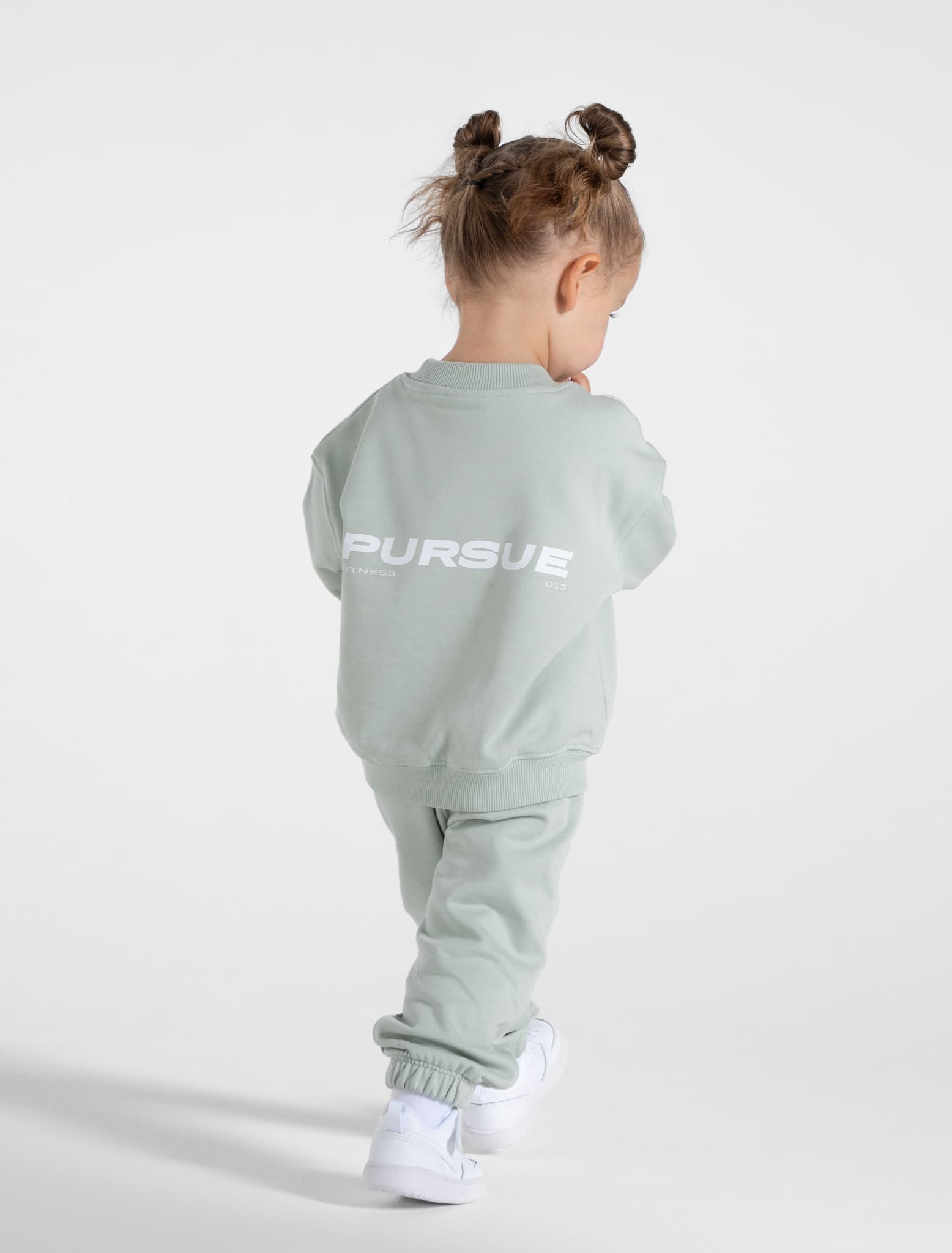 Kids Sweater / Sage Green Pursue Fitness 1