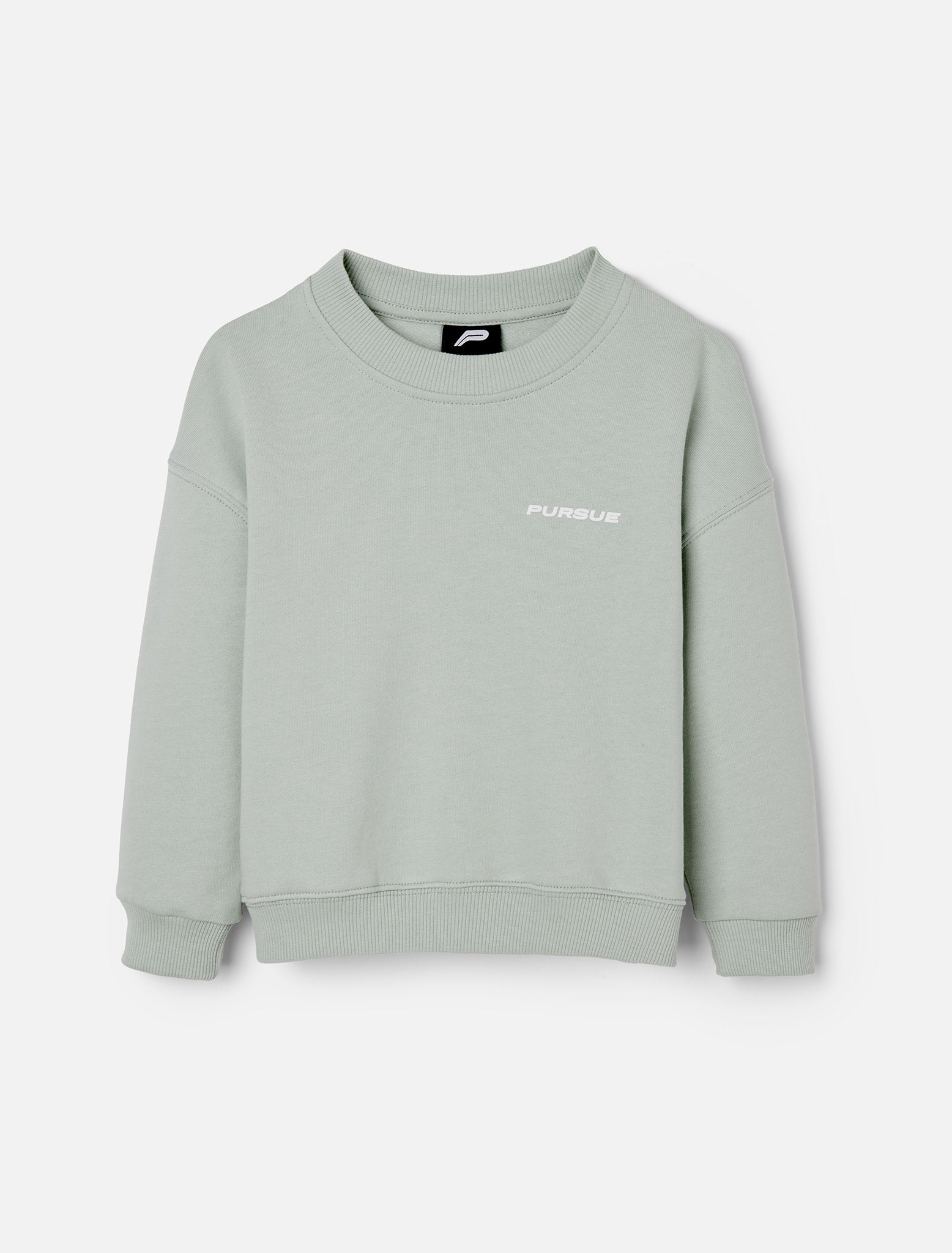 Kids Sweater - Sage Green Pursue Fitness 1