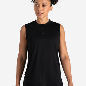 Lightweight Oversized Gym Tank - Black Pursue Fitness 1