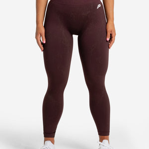 Marble Seamless Leggings / Black Cherry Pursue Fitness 4