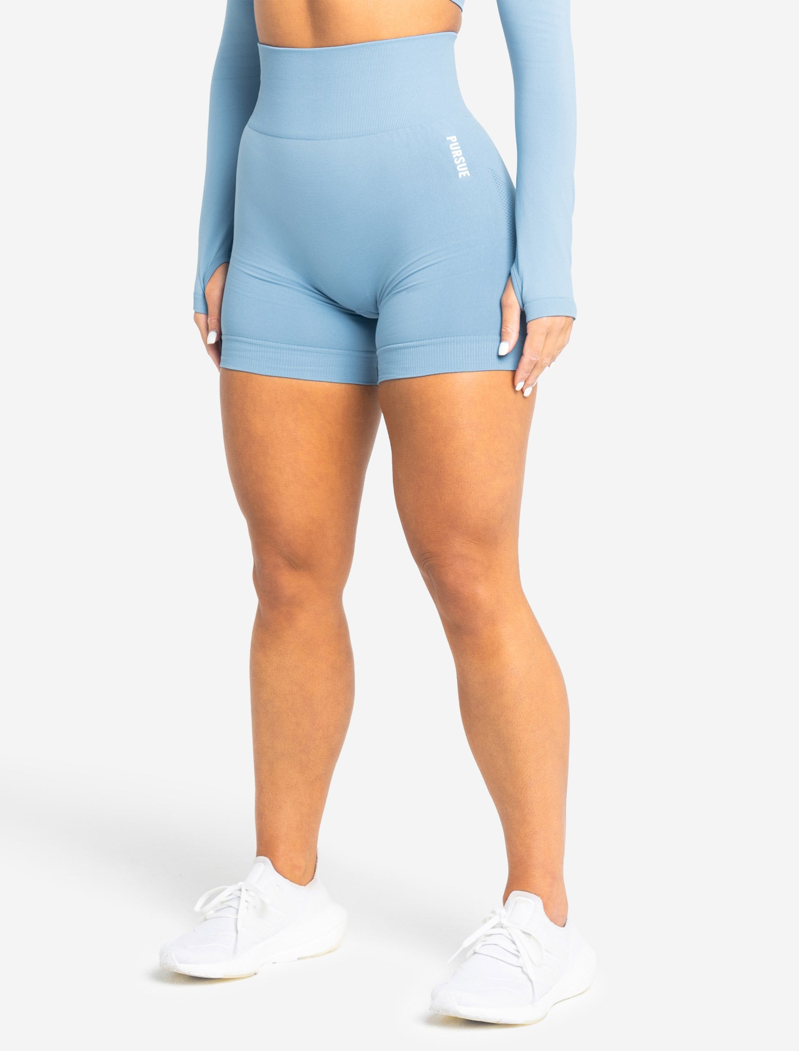 Power Seamless Shorts | Sapphire Blue