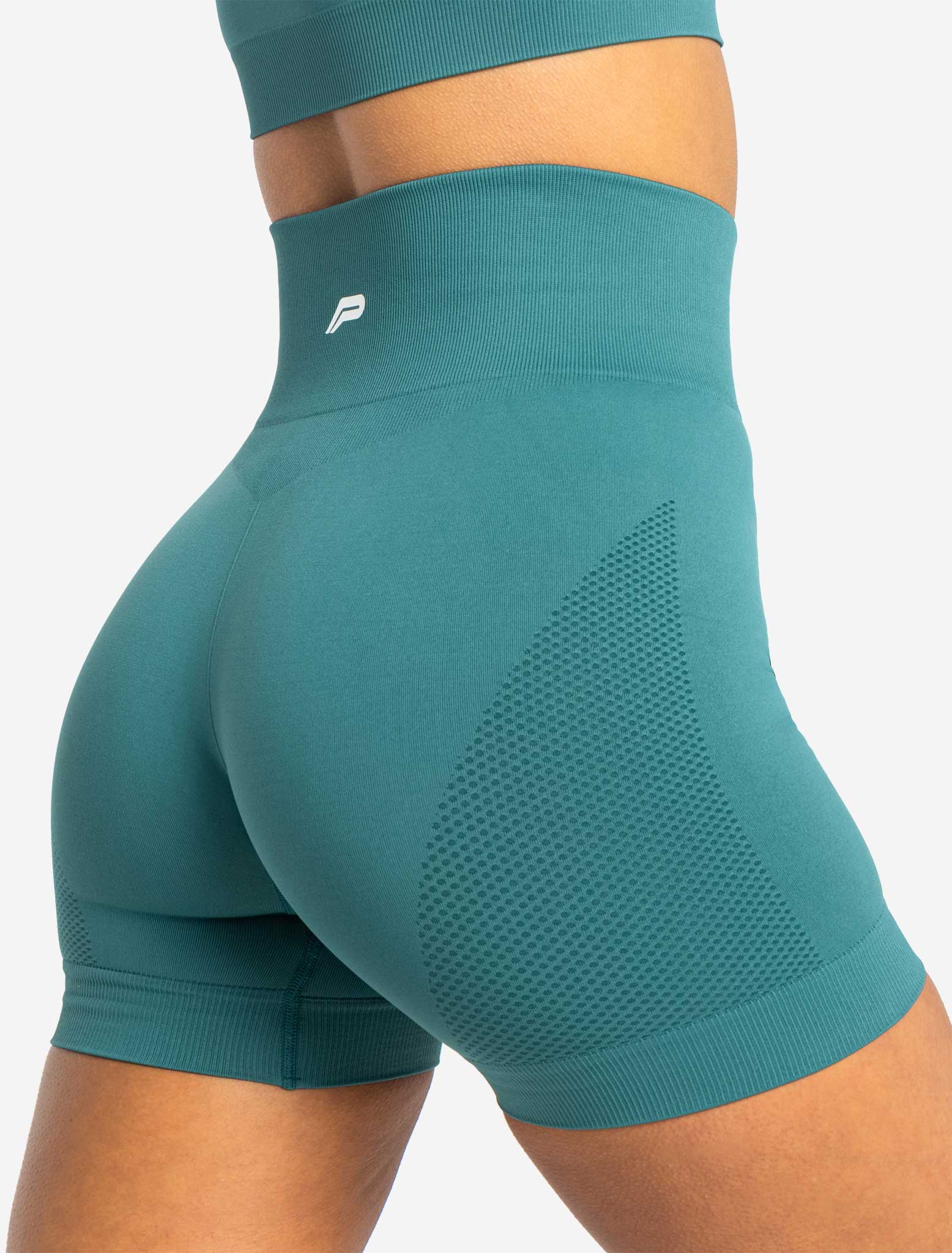 Move Seamless Shorts | Teal | Pursue Fitness