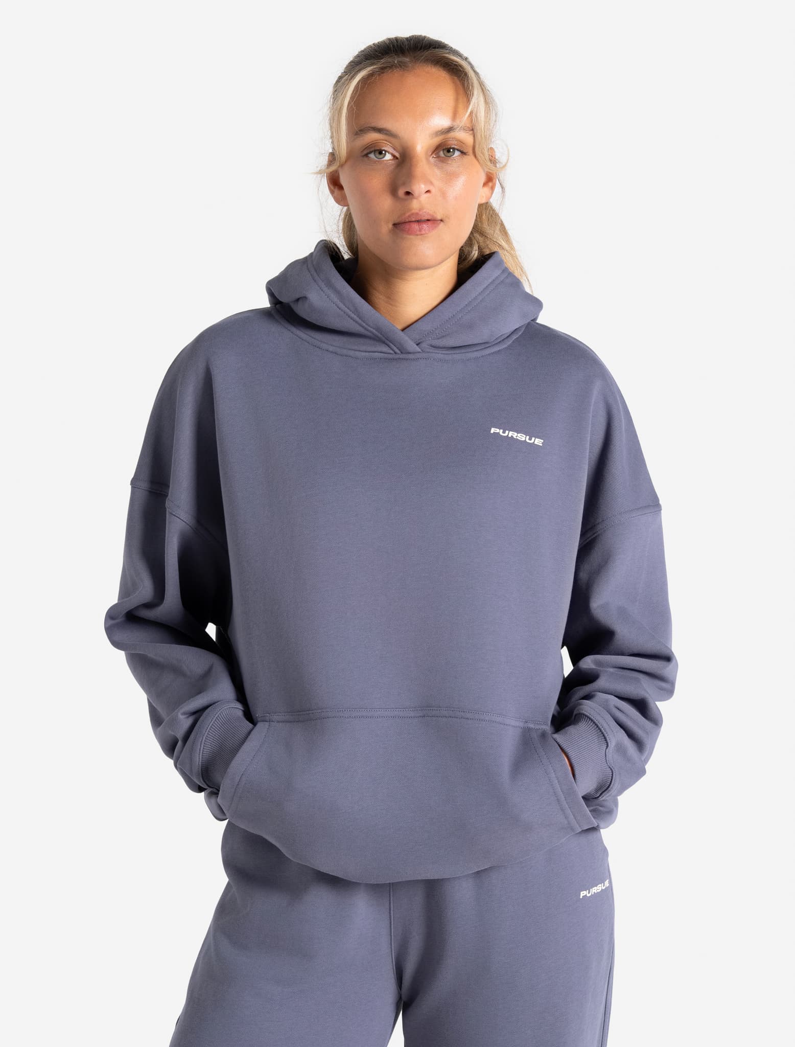 Oversized Hoodie - Blue Dusk Pursue Fitness 1