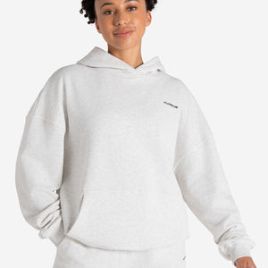 Oversized Hoodie - Light Melange Grey Pursue Fitness 1