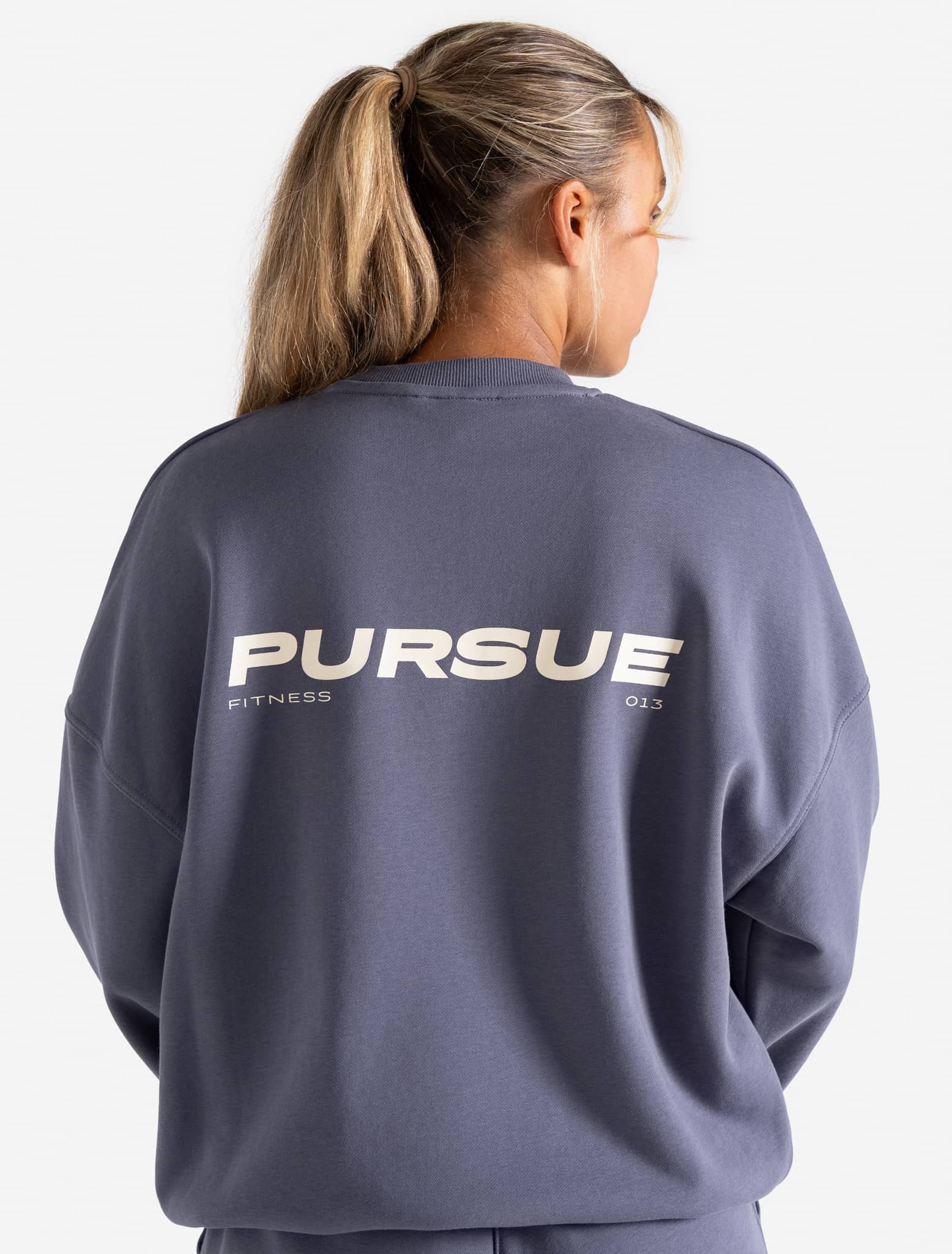 Oversized Sweatshirt - Blue Dusk Pursue Fitness 2