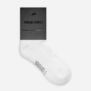 Premium Cushioned Running Socks / White Pursue Fitness 2