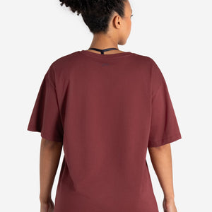 Pump Cover T-Shirt - Dark Cherry Pursue Fitness 2