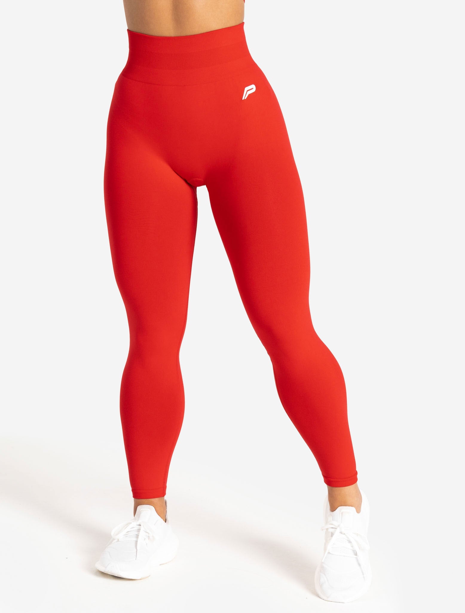 Scrunch Seamless Leggings | Candy Red | Pursue Fitness