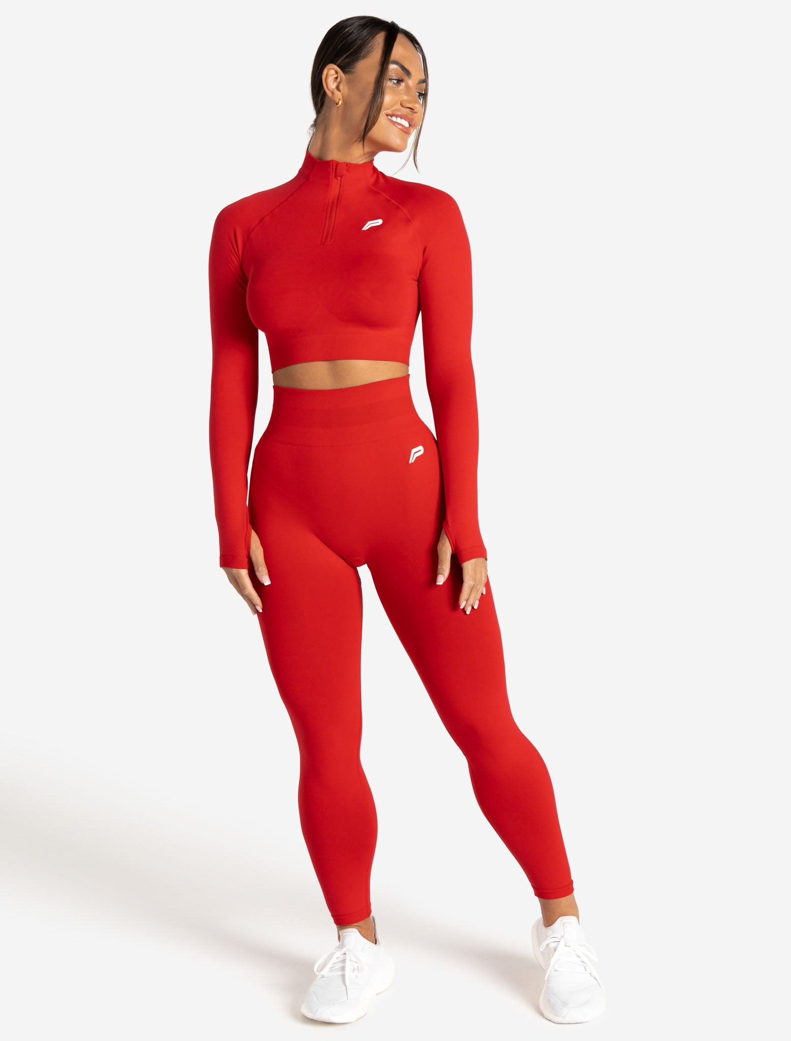 Buy TCA Women's Natural Performance Gym Tights Running Leggings - Burdy Red  / Quiet Shade Marl, M Online at desertcartSeychelles
