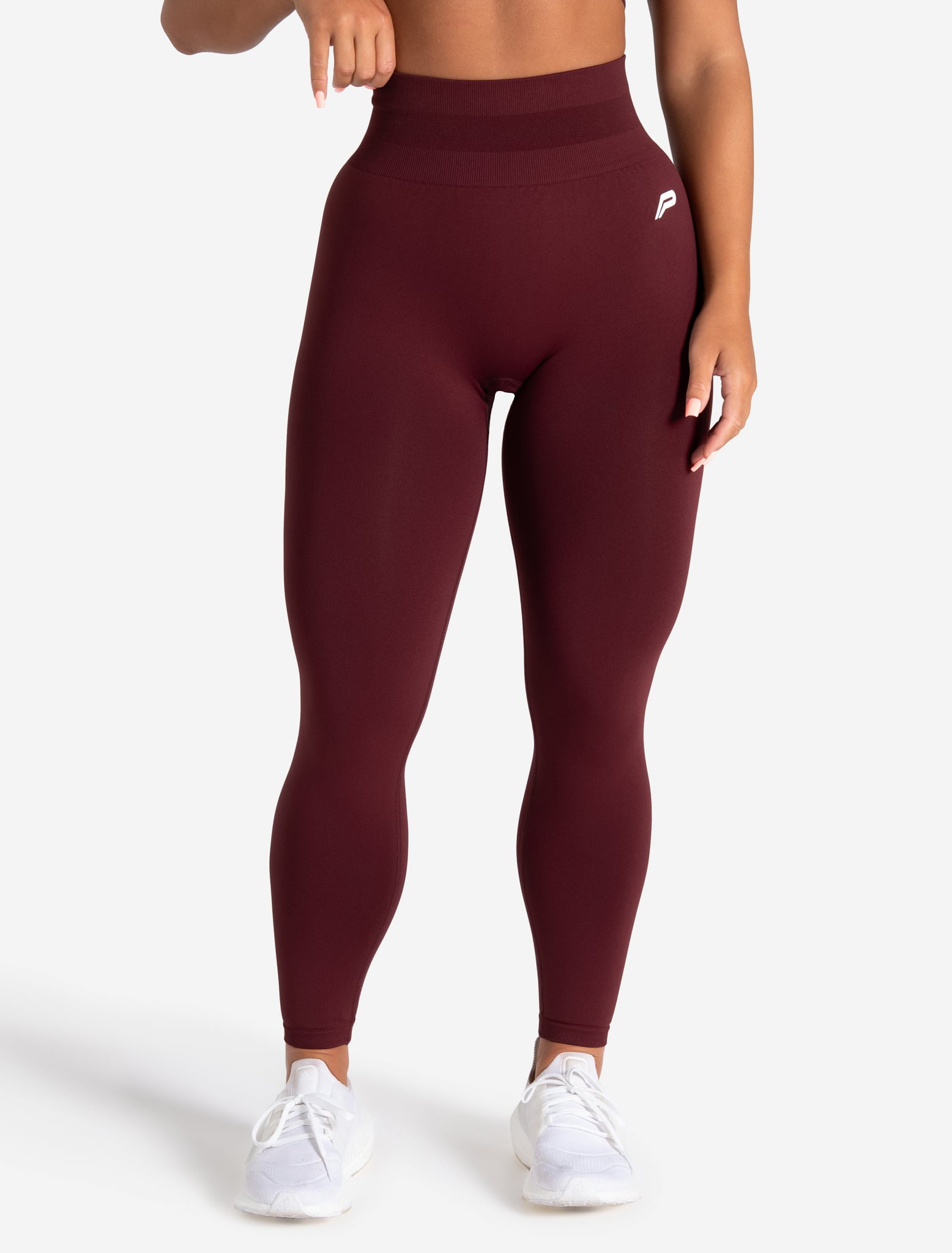 Scrunch Seamless Leggings - Dark Cherry Pursue Fitness 2