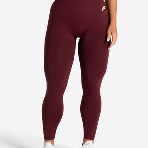 Scrunch Seamless Leggings - Dark Cherry Pursue Fitness 2