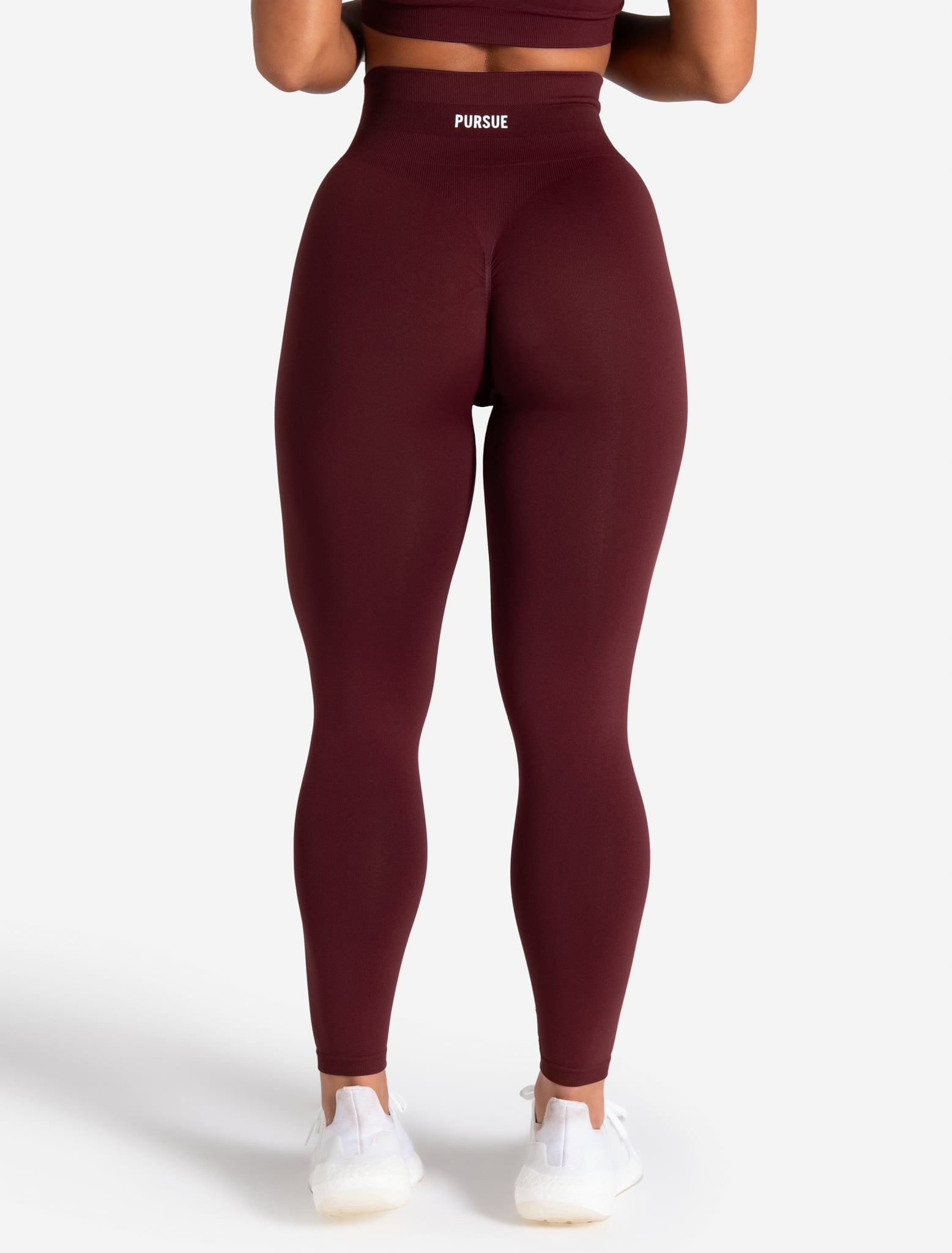 Scrunch Seamless Leggings - Dark Cherry Pursue Fitness 1