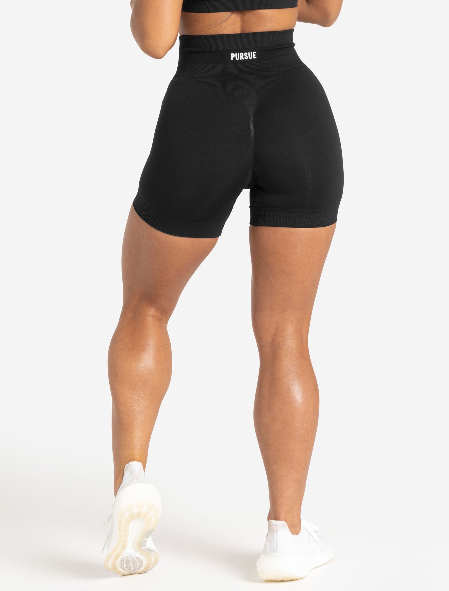 PEASKJP Boy Shorts Underwear for Women Seamless Scrunch Effortless Leggings  Workout Regular Length, Black L 