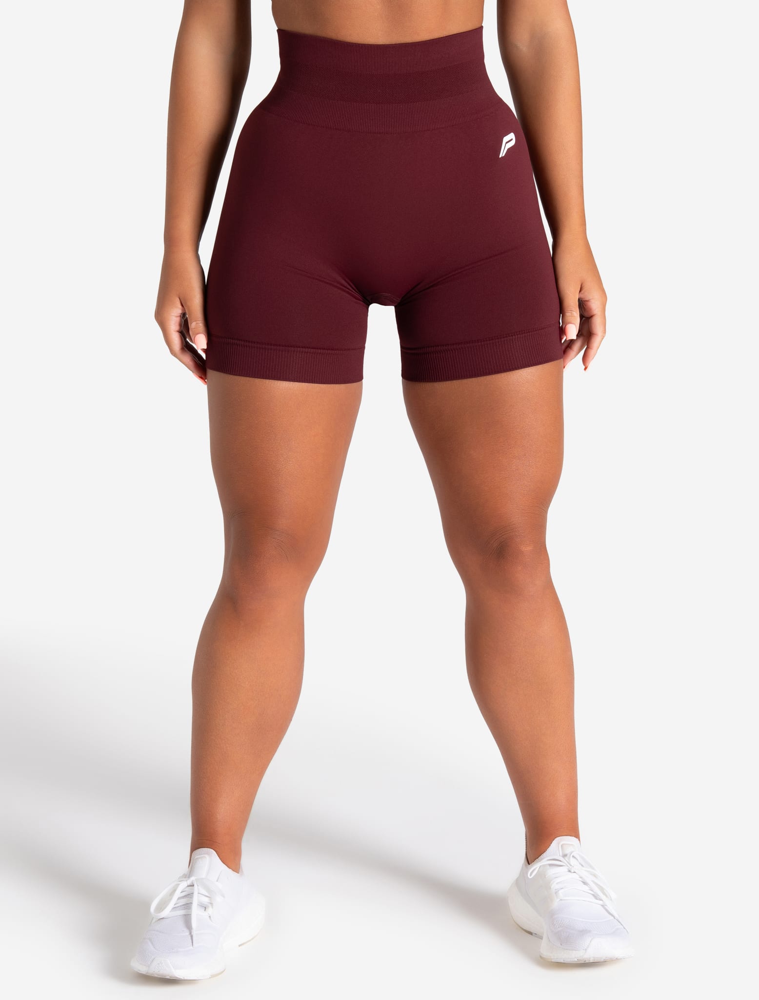 Scrunch Seamless Shorts - Dark Cherry Pursue Fitness 1