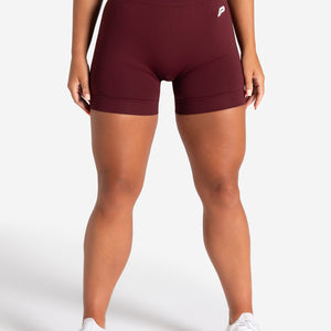 Scrunch Seamless Shorts - Dark Cherry Pursue Fitness 1