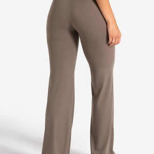 Sculpt Flared Leggings - Taupe Pursue Fitness 2