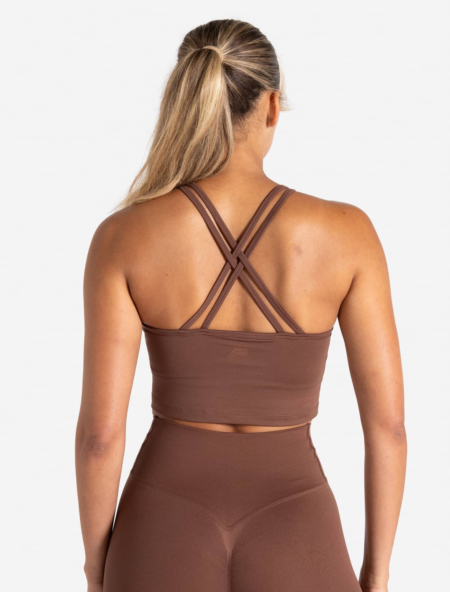 Sculpt Seamless Built-In Bra Tank - Cocoa Brown Pursue Fitness 2